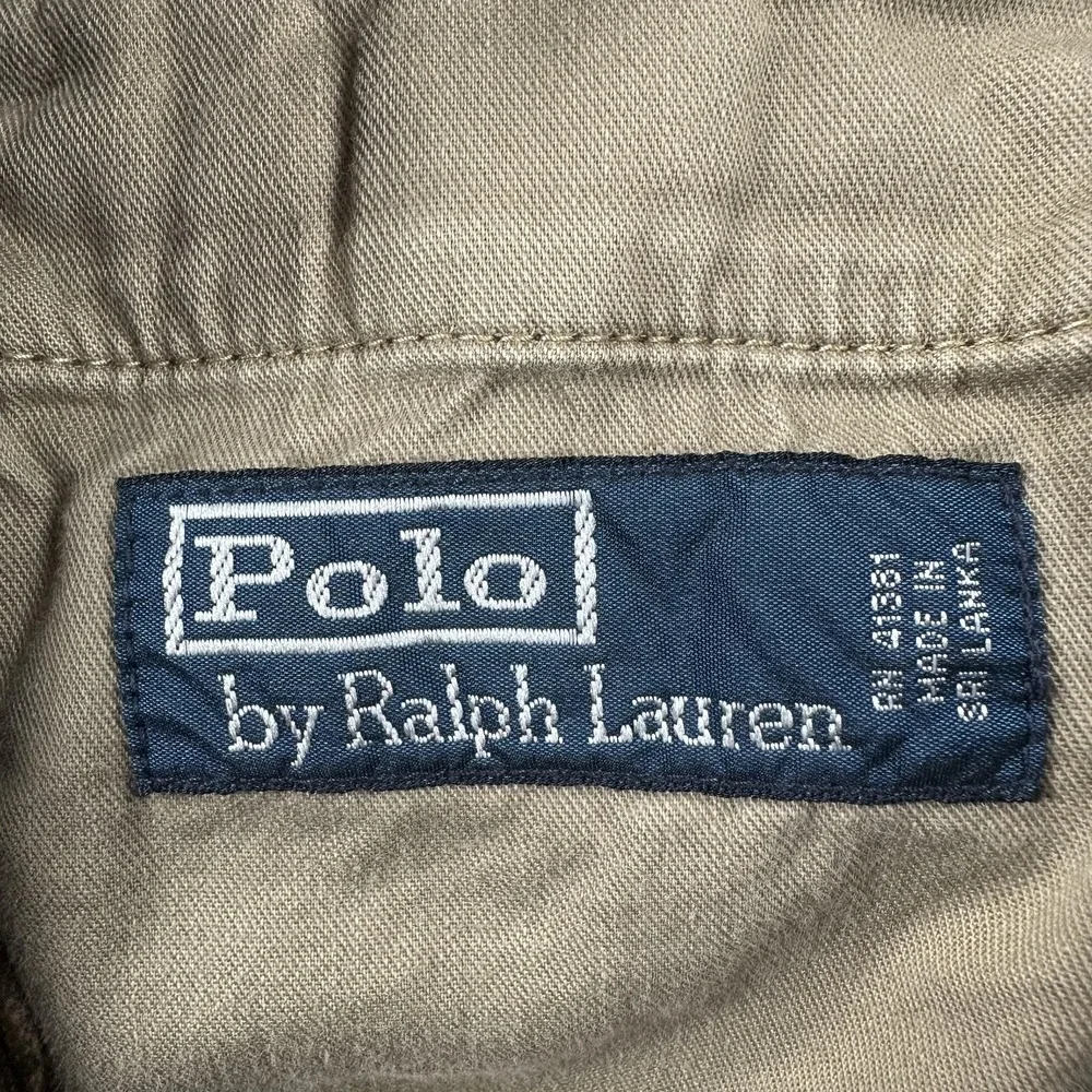 Vintage Polo Ralph Lauren Pants Mens 34x31 (Tag 35x32) Brown Corduroy Chino